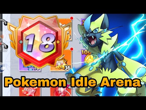 Pokemon Idle Arena P-Server VIP 18 - Free Hero S+ 160k DM & More