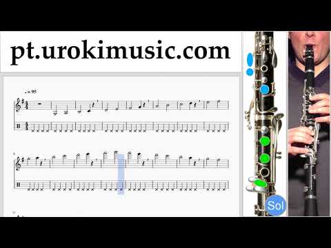 Aulas de Clarinete Carlos Vives, Sebastian Yatra - Robarte un Beso Curso Aprender Parte#1 um-i372