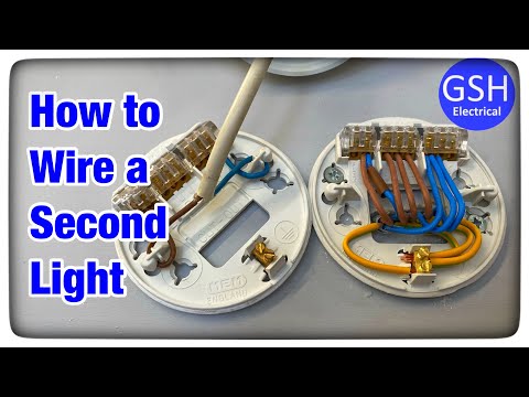 How to Wire a Second Light to a Ceiling Rose and Pendant so They Come on at the Same Time