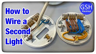 How to Wire a Second Light to a Ceiling Rose and Pendant so They Come on at the Same Time