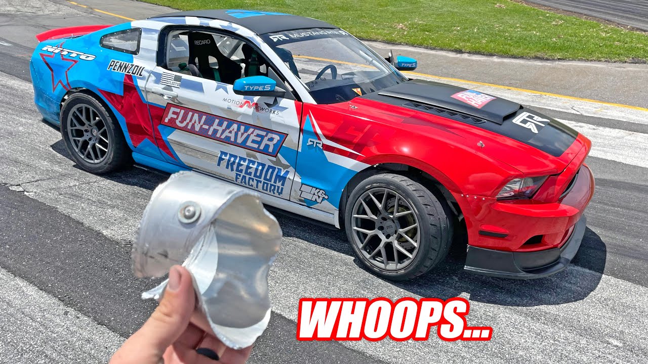 FIRST TIME Ripping My RTR Mustang At The Freedom Factory!!! Forgot I Have Huge Tires... I Messed Up!