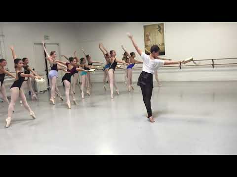 Miko Fogarty teaches "Esmeralda Variation" - San Jose Dance International 2018