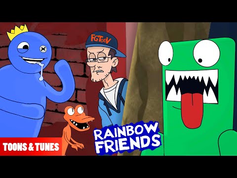 Rainbow Friends of Mine ANIMATED Roblox Music Video by FGTeeV