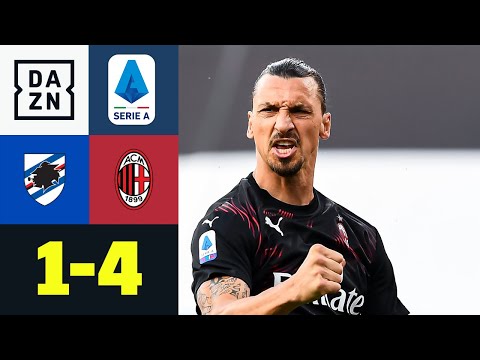 Milans Traumduo schlägt wieder zu: Sampdoria - AC Mailand 1:4 | Serie A | DAZN Highlights