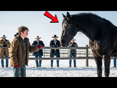 He Laughed When the Poor Boy Touched His Wild Horse — Until the Boy Did the Impossible