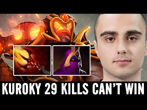 Kuroky Ember Spirit 29 Kill Can't Make a Victory Dota 2 7.01 Patch
