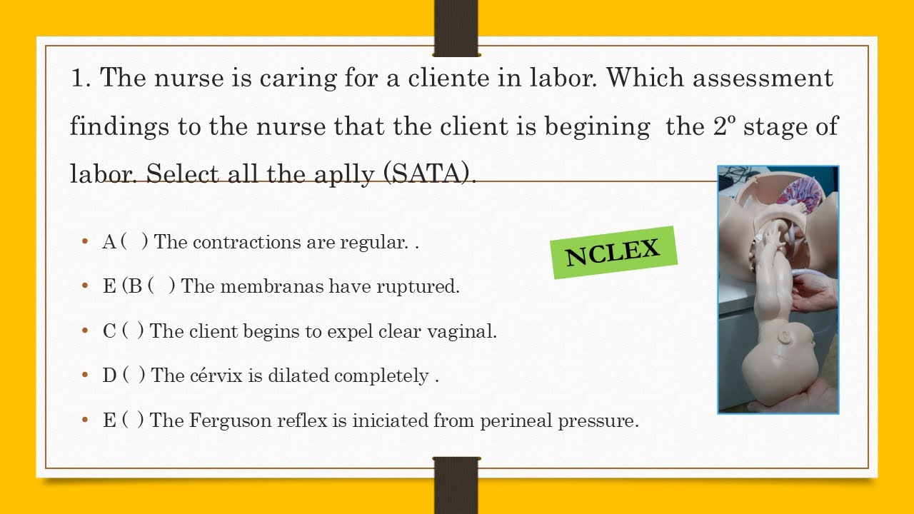 Saúde da mulher e assistência ao parto. #NCLEX