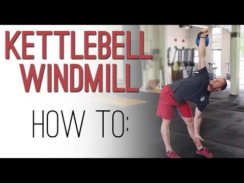 KETTLEBELL WINDMILL tutorial: demonstration video on the one arm KB Windmill exercise