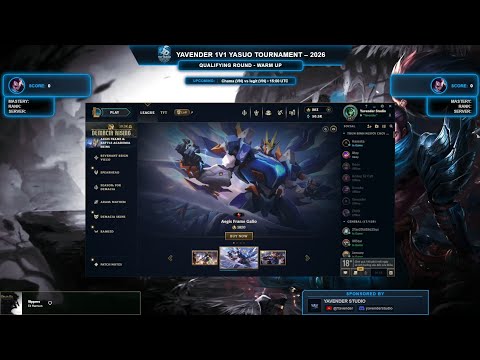 Yavender 1v1 Yasuo Tournament 2026 - 29th - Qualifying Round + Quarterfinal