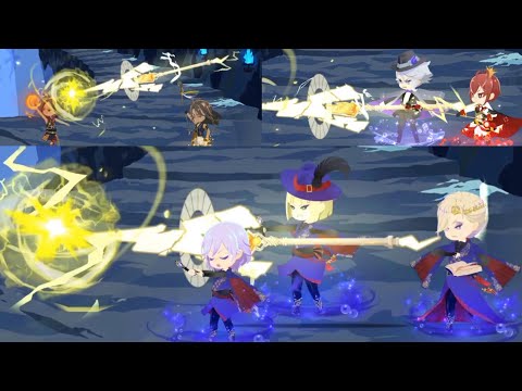 [Twisted Wonderland JP] Chapter 6-66: Defeating the Titans using Thunder Spear (END Battle Scene)