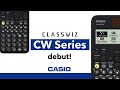 CASIO ClassWiz CW Series debut - a perfect supporting tool for your classroom.