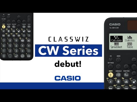 CASIO Standartinis mokslinis skaičiuotuvas fx-350CW video