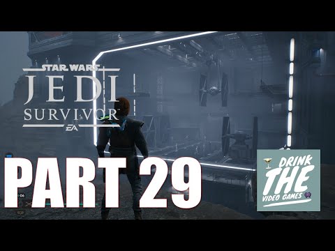 Star Wars - Jedi: Survivor Walkthrough Gameplay Part 29 - Storming the Tie Fighter Hangar!