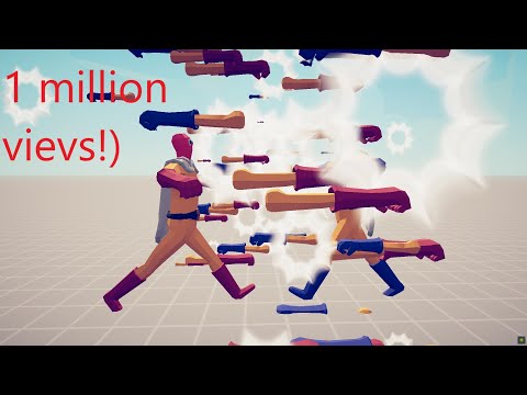 Saitama one punch man vs every units god Totally Accurate Battle Simulator TABS