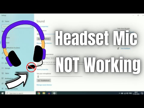 Headset Mic Not working on Windows 10 (4 Ways to Fix)