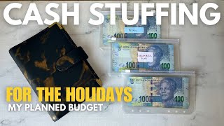 CASH STUFFING R4000 for the holidays | Holiday budget | Cash Envelope System