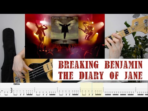 BassTabs | Breaking Benjamin - The Diary Of Jane | for four string bass| Бас табы