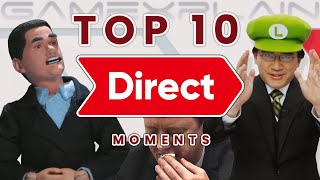 Top 10 BEST Nintendo Direct Moments! (10 Year Anniversary)