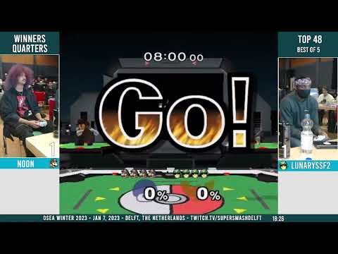 DSEA Winter '23 - noon (Mario) Vs. LunarySSF2 (Capt) - Winners Quarters