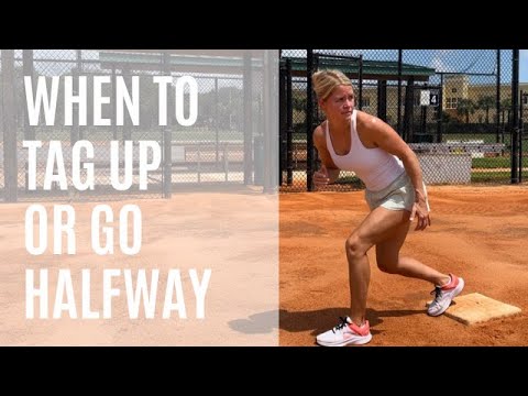 When To Tag Up Or Go Half Way In Softball/Baseball