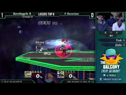 PM @ the Balcony 79 - Losers Top 8  ft. ilovebagelz (Luigi) VS showtime (Lucario)
