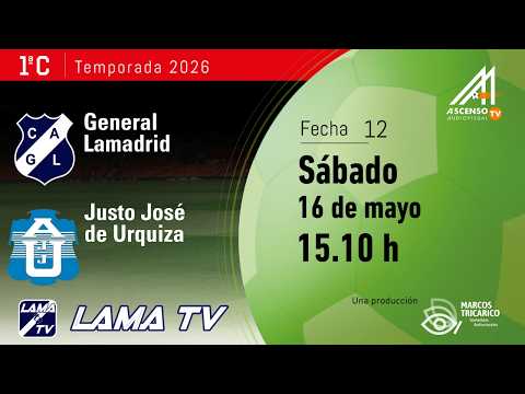 #PRIMERA C | GRAL. LAMADRID - J. J. URQUIZA | FECHA 12