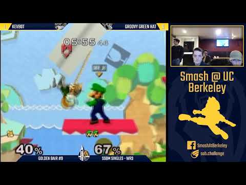 Golden Bair #9 - Melee Singles Winners Round 3: Kevbot vs GroovyGreenHat