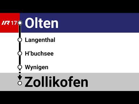 SOB Ansage • IR17 • Begrüssung Olten – Zollikofen