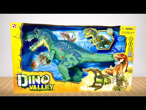 Don’t Touch this Dinosaur! Unboxing Surprise Biting TRex from Dino Valley Dinosaur Toy | ASMR