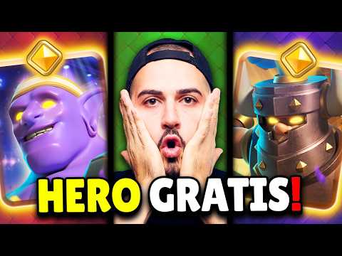 BOCCIATORE HERO GRATIS + DARK PRINCE HERO su CLASH ROYALE!
