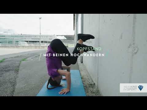 Rollen & Stützen - Stufe 3 - Übung 4/6 - Kopfstand an die Wand