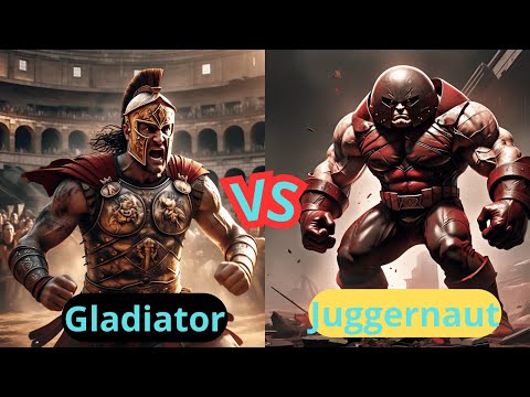 Gladiator vs Juggernaut: Clash of the Unstoppable Titans!