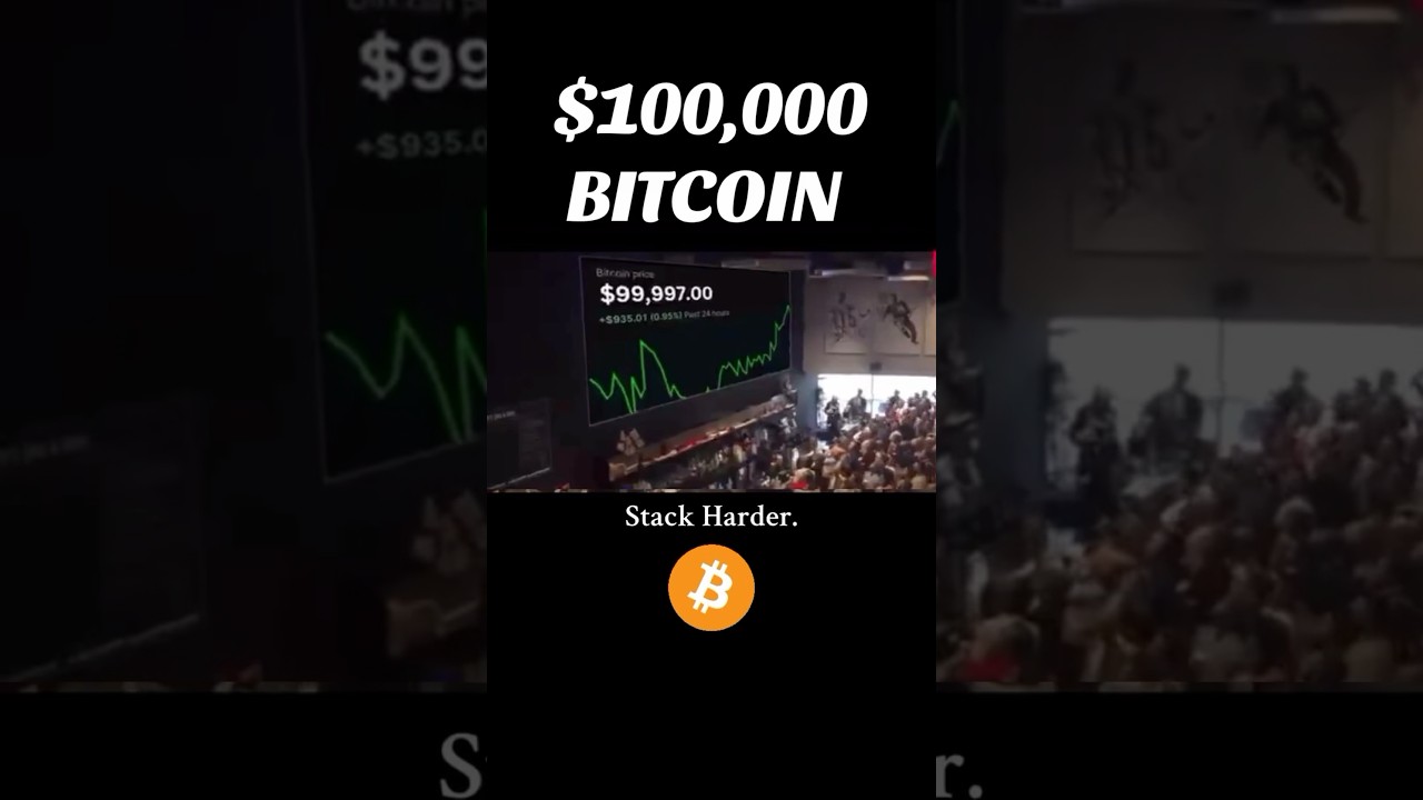 The moment Bitcoin hit $100,000