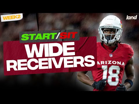 Week 2 Wide Receivers To START and SIT! (every matchup)