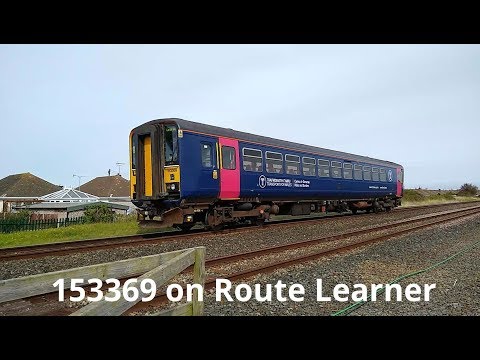 Prestatyn 10.09.2019 - Class 153 153369 on route learner service - Transport for Wales