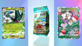 Opening *NEW* PALDEAN WONDERS' 50 packs (in MAIN ACC) in Pokémon TCG Pocket #gaming