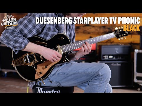 No Talking...Just Tones | Duesenberg Semi Hollow Guitars | Starplayer TV Phonic - Black