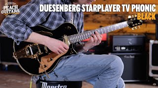Video thumbnail for No Talking...Just Tones | Duesenberg Semi Hollow Guitars | Starplayer TV Phonic - Black by Peach Guitars