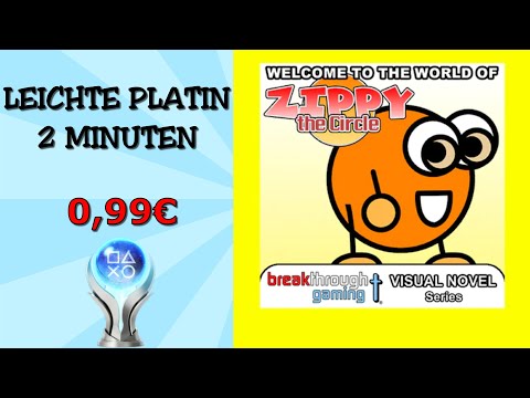 WELCOME TO THE WORLD OF ZIPPY THE CIRCLE | Super Leichte Platin in 2 MINUTEN 🏆| Trophäen Guide