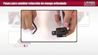 Mangos o manerales articulados Urrea: cambio de refacción