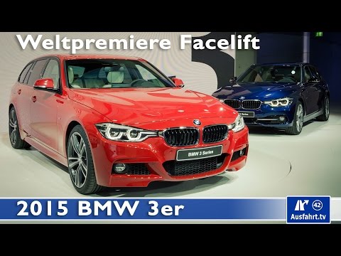 2015 BMW 3er Facelift Weltpremiere Muenchen (German)