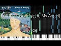🎹 Lullabye (Goodnight, My Angel), Billy Joel, Synthesia Piano Tutorial