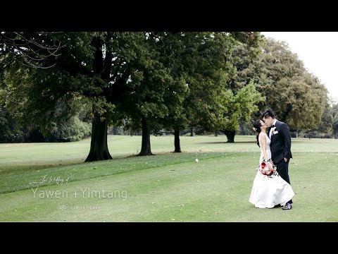 Romantic Raining Wedding | Dyker Beach Golf Course  | Chinese Video Highlights
