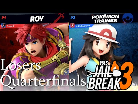 🔥VGLS Jailbreak Losers Quarterfinals - SeightJam (Roy) Vs. Aquara (Pokémon Trainer) ~ June 2020