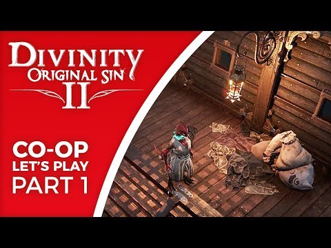 Let's Play Divinity: Original Sin 2 - Part 1 - Co-op gameplay, lizard and undead