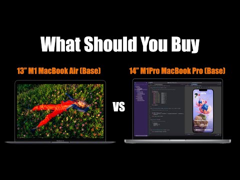 13" M1 MacBook Air Base vs 14" MacBook Pro Base - How Fast and Which One Should You Buy?
