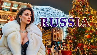 Download lagu Russian Christmas is Glorious!✨ Walking in Moscow City center at Night 4K. mp3