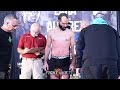 RAMON ALVAREZ MISSES WEIGHT FOR ERISLANDY LARA TITLE FIGHT - FULL LARA VS ALVAREZ WEIGH IN