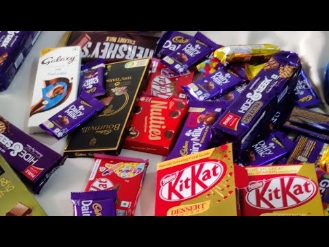 chocolate collection | unboxing celebration large pack l gems, 5star, KitKat, bournville, temptation