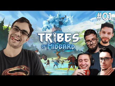 AVENTURA NÓRDICA DOS STREAMERS - TRIBES OF MIDGARD COM OS AMIGOS #1